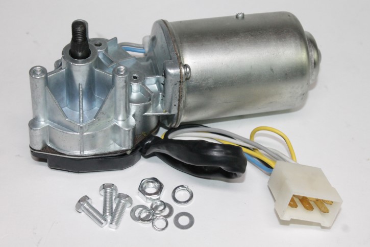 Моторчик 2110 стеклоочистителя передний нов.обр.(толстый вал) 12мм. DY-003-2 