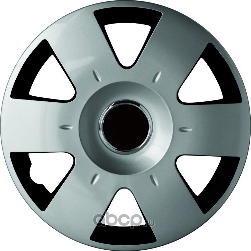 Колпаки 14" Epsilon 4шт (серебристо-черные) ABS-пластик ARNEZI A0702045