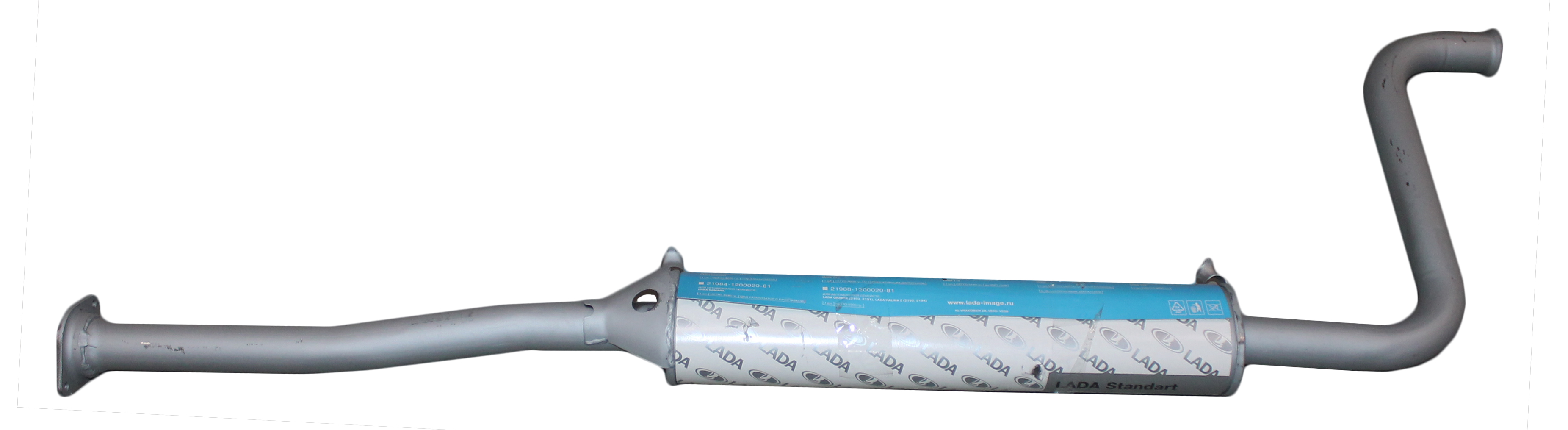 Резонатор 21101 под катализатор дв.1,6 ЕВРО-2 до 2007г (ВАЗ) LECAR012302702