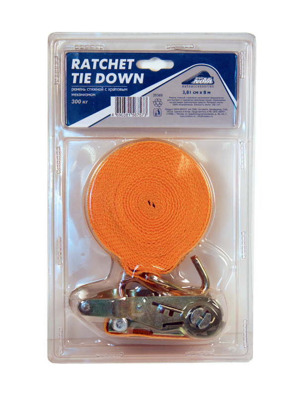 Стяжка груза ленточная AVS SG-16 35мм. х 6м.1т.