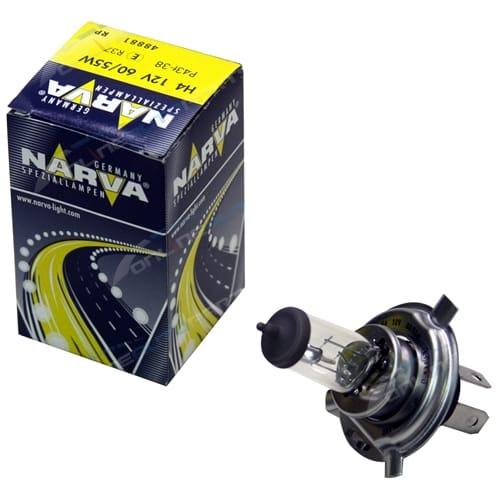 Лампа 12V H4 60/55W галогеновая 1шт. (Narva) Standard 
