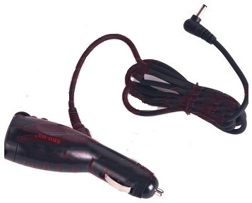 Штекер-шнур к антирадарам SHO-ME P-07, 12V, с доп. гнездом прикуривателя