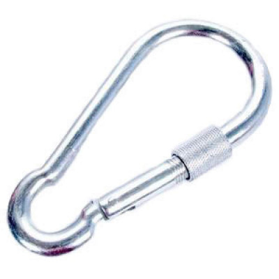 Карабин с фиксатором 7,0,REXANT