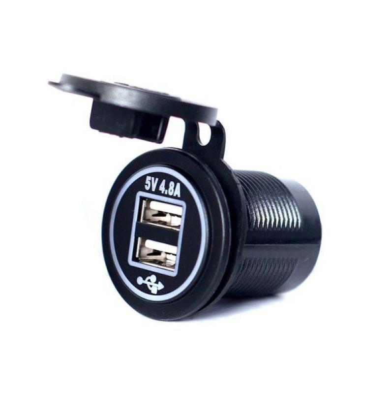 Разветвитель (врезной) 2USB, (4.2А), 12V z124