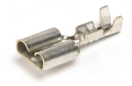 Клемма провода (мама) стандарт. 0.8x6.3мм (под провод от 0,50 до 1,00 мм кв.) AX385 SLRK-385 