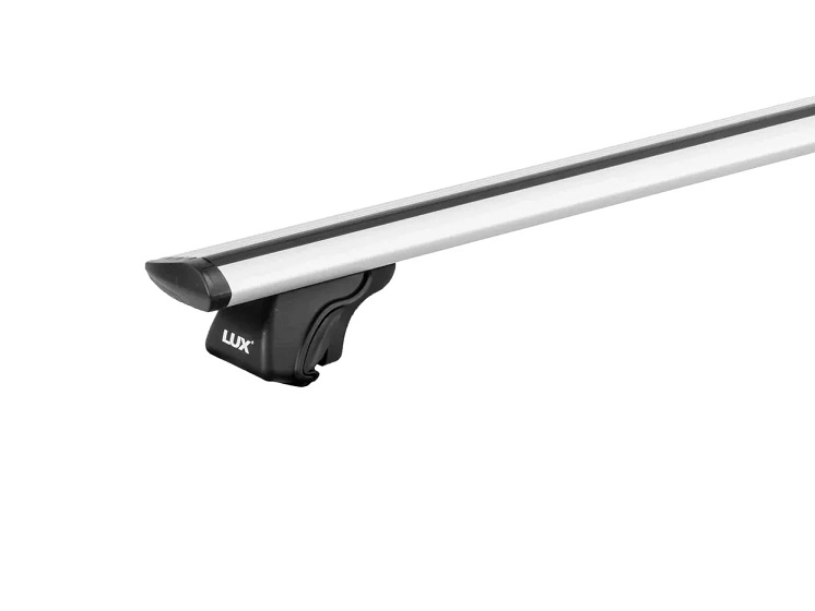 Багажник на рейлинг LUX Classic c аэро-трэвэл 1,3 м (82мм) а/м с рейлингами