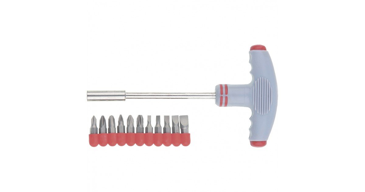 Отвертка (Т-образная ручка) с насадками MATRIX 11567