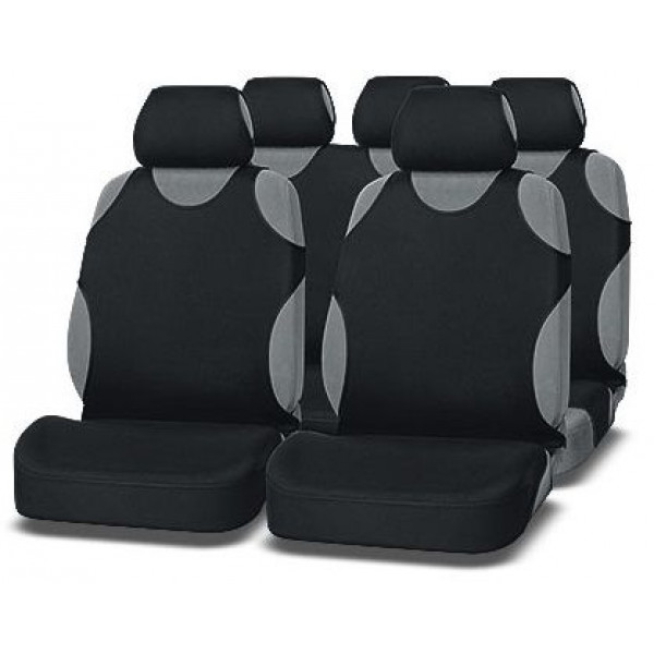 Чехлы-майка ком-кт передние и задние цвет ЧЕРНЫЙ FORMA