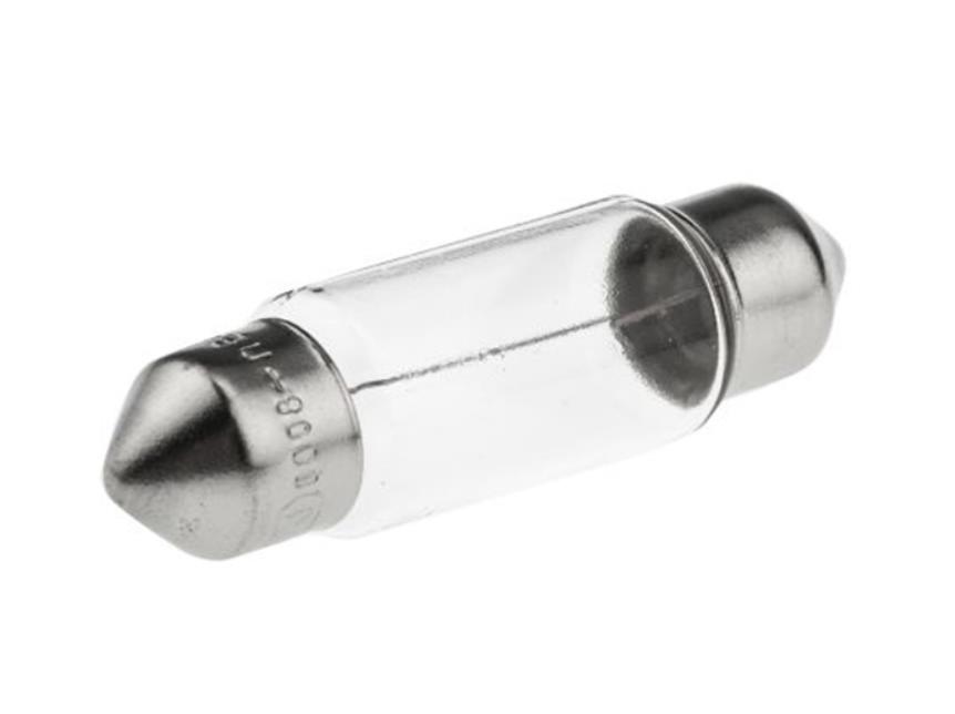 Лампа 12V C10W двухцокольная 38мм. 1шт. (LYNXauto)
