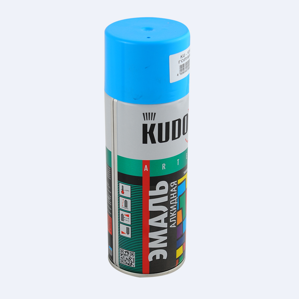 Краска-спрей ГОЛУБАЯ "KUDO" 520мл. KU-1010