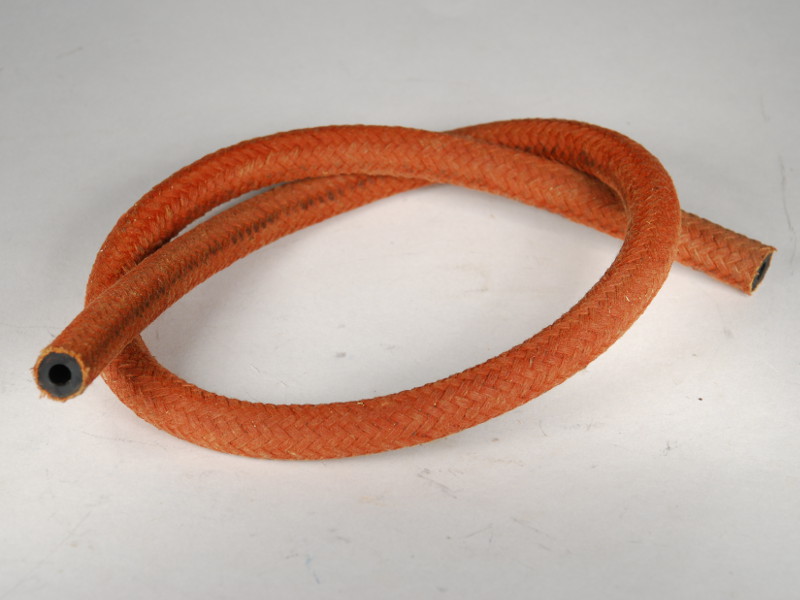 Шланг тормозного бочка в оплетке (рыжий)