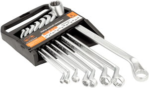 Набор ключей накидных 8шт АвтоDело"Professional" (холдер) (38080)