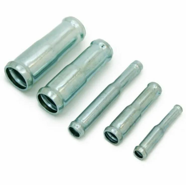 Трубка соеденитель для патрубков прямая D 16х8 L-50 mm(металл)
