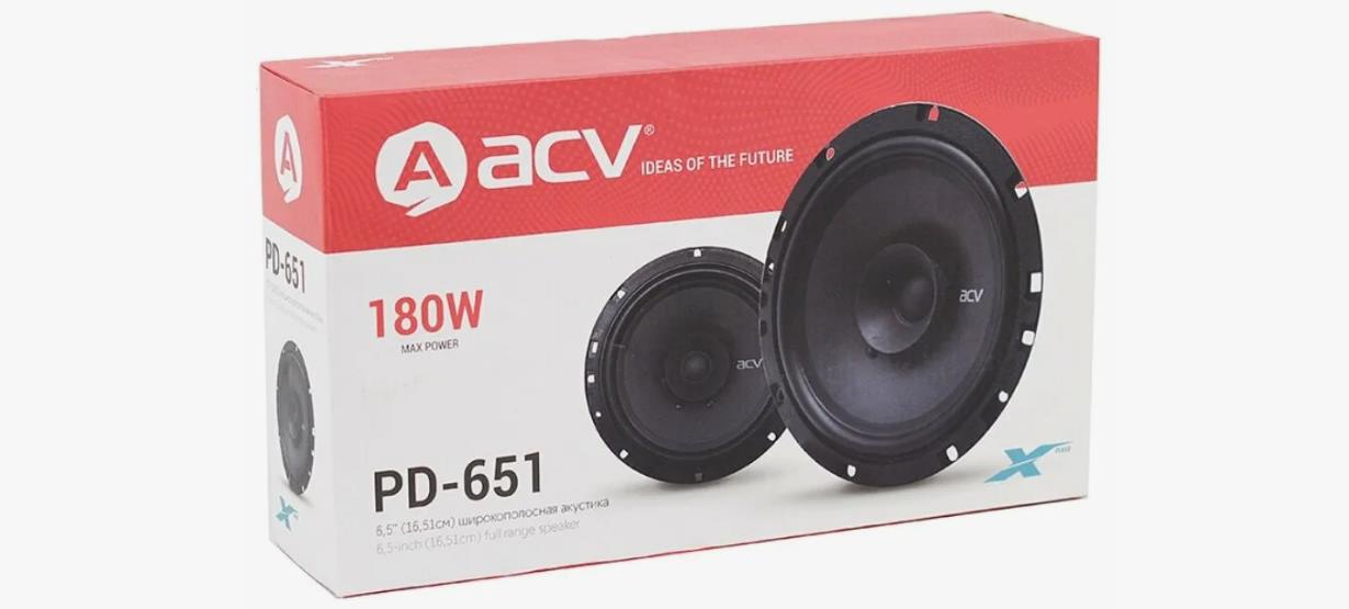 Автоакустика ACV PD-651 160мм 180Вт