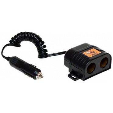 Разветвитель 2 гнезда 5А 60Вт АSР-2-05 "AIRLINE" 