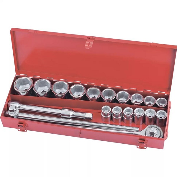 Набор головок 3/4 6-и гр. с трещеткой 19-50мм; 20 предм. АвтоDело 39833