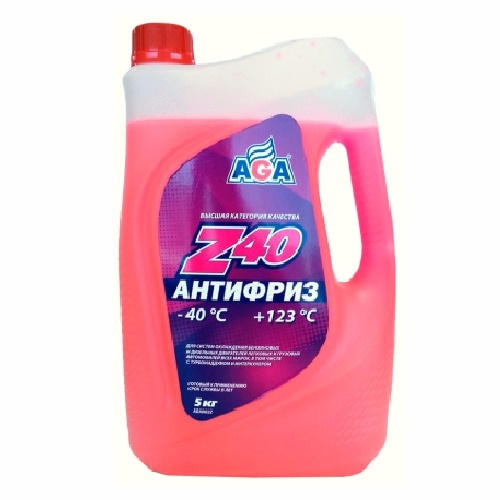 Антифриз AGA Красный -40C+123С 5л