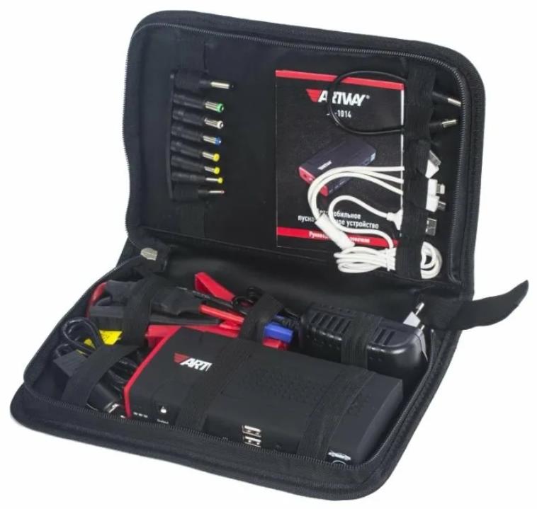 Зарядное пусковое автономное устройство моб+авто  ARTWEY JS-1014