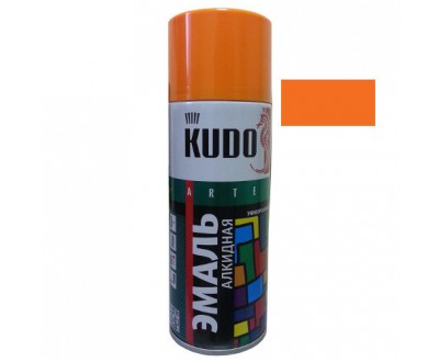 Краска-спрей ОРАНЖЕВАЯ "KUDO" 520мл. KU-1019