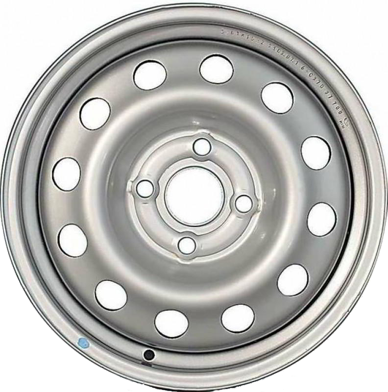 Диск колёсный штамповка R-14 4х100.60.1 ЕТ43 (серебро)