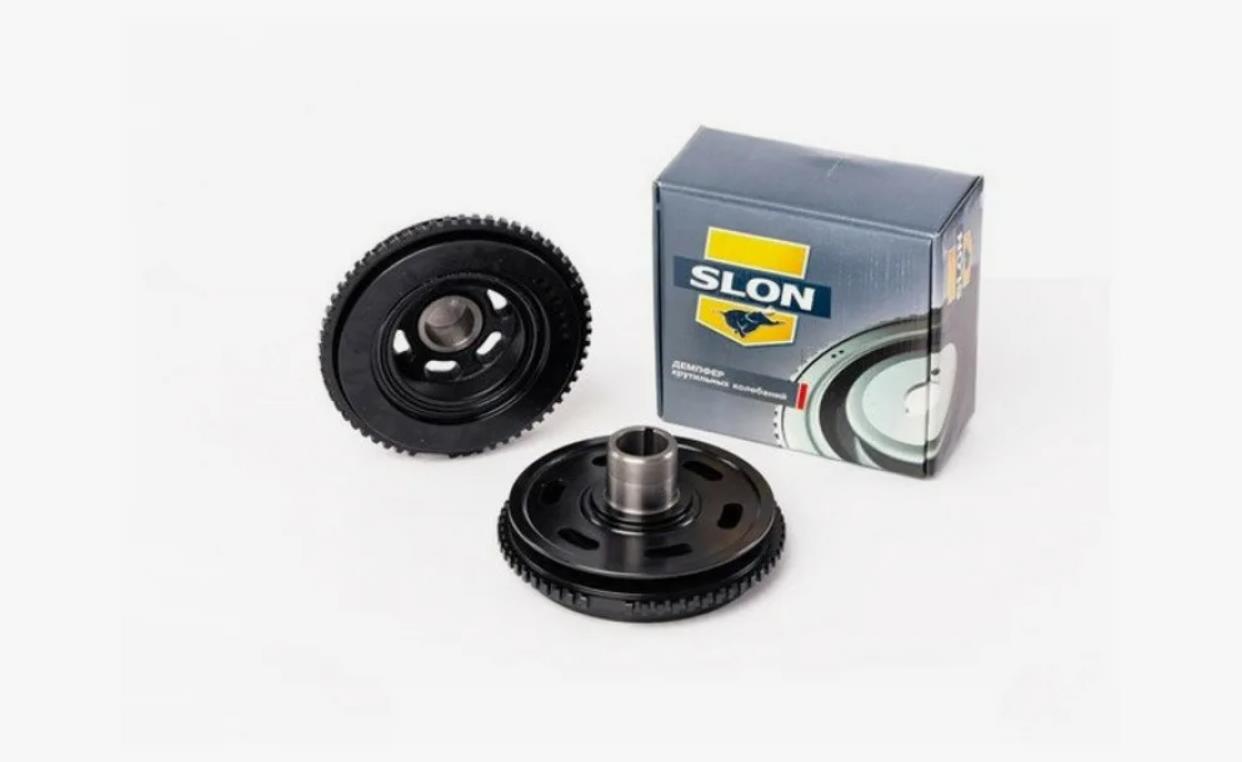 Шкив 21214-05-07 инж. коленвала чугуный (под ГУР), инж., 8-клап. "SLON" 