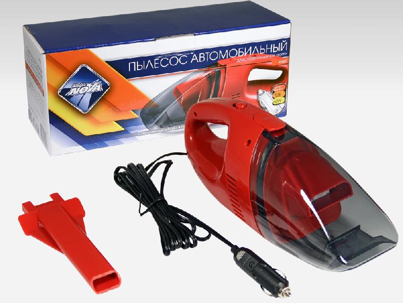Пылесос "Nova Bright" для сухой/влажной  уборки 60Вт, 12В, красный