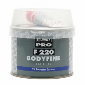Шпатлевка HB BODY FINE F220 финишная 250 гр.с отвердителем