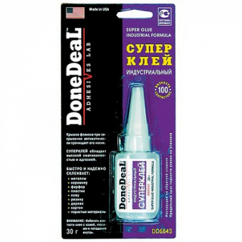 Клей супер индустриальный DoneDeal DD6643 30гр