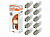 Лампа 12V R5W с цоколем средняя (габорит) 1 шт. (OSRAM) 