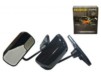 Зеркало боковое "Prosport" черное глянцевое (2шт.)